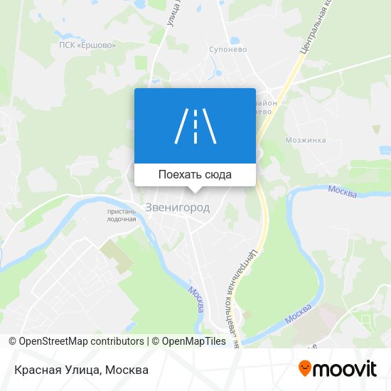 Карта Красная Улица