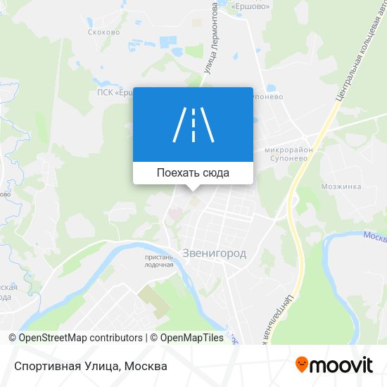 Карта Спортивная Улица