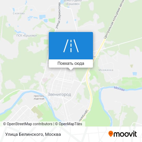 Карта Улица Белинского