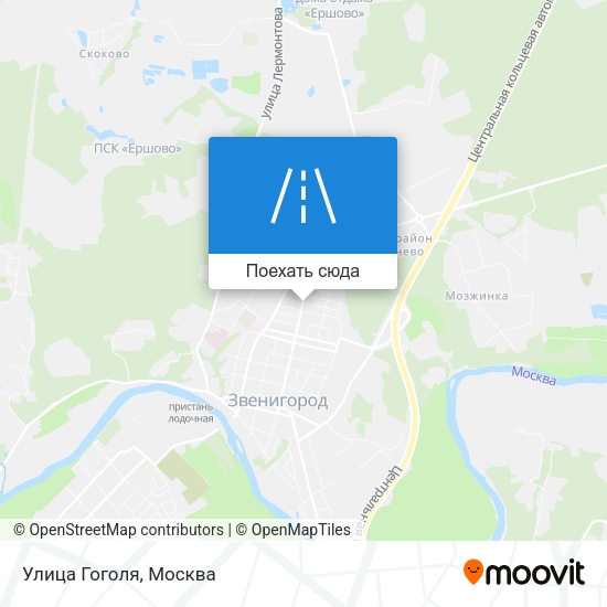 Карта Улица Гоголя