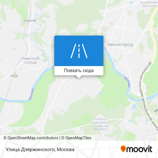 Карта Улица Дзержинского