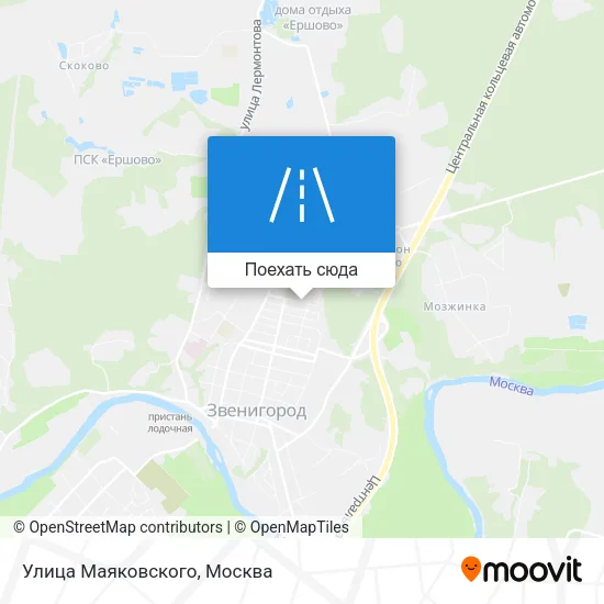 Карта Улица Маяковского