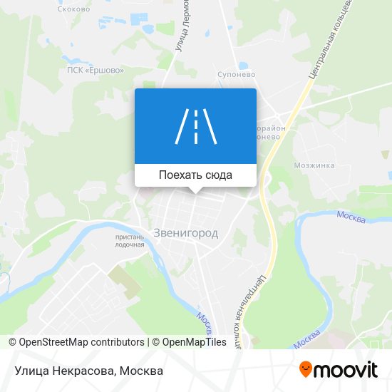 Карта Улица Некрасова