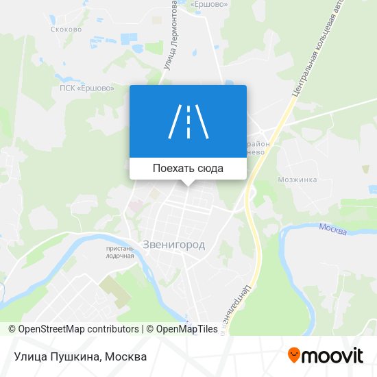 Карта Улица Пушкина