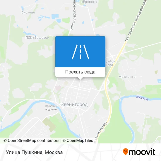 Карта Улица Пушкина