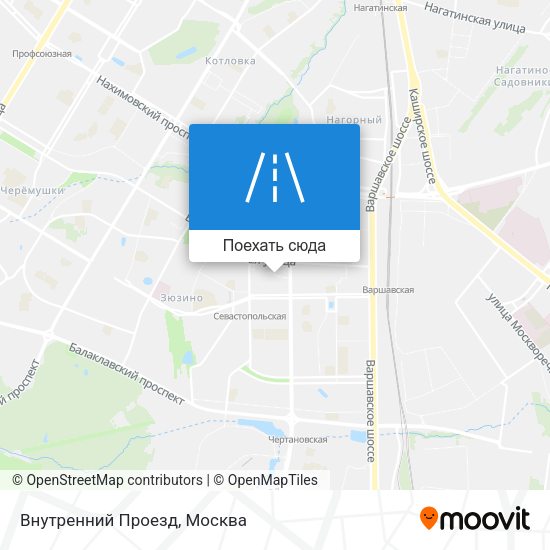 Карта Внутренний Проезд