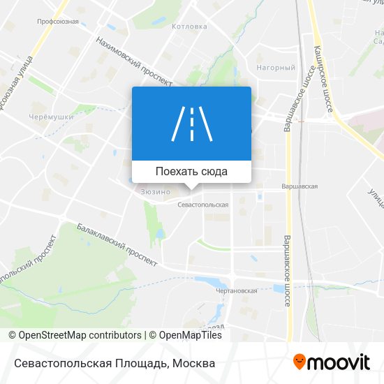 Карта Севастопольская Площадь