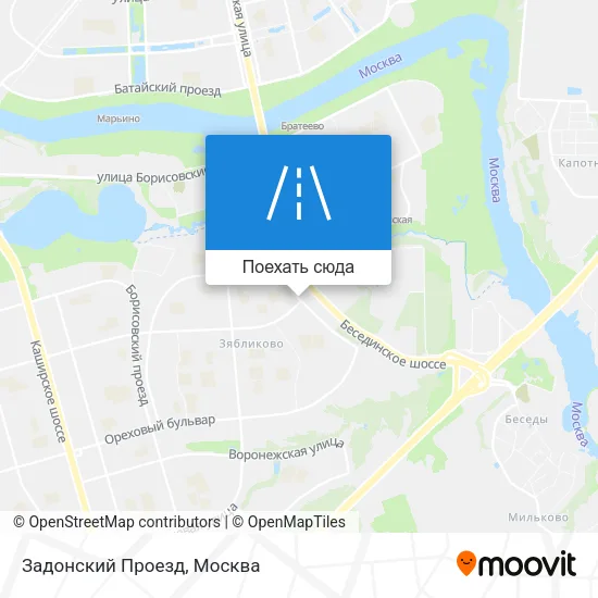Карта Задонский Проезд