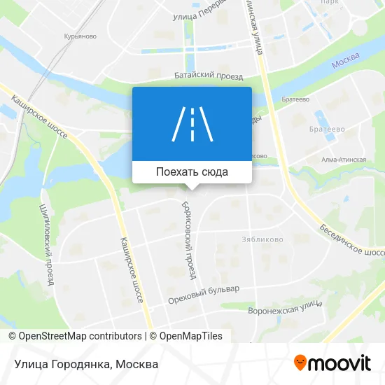 Карта Улица Городянка
