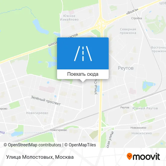 Карта Улица Молостовых