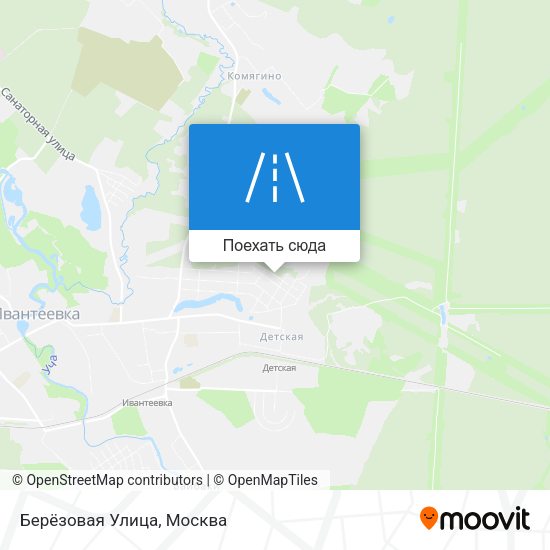 Карта Берёзовая Улица
