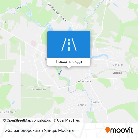 Карта Железнодорожная Улица