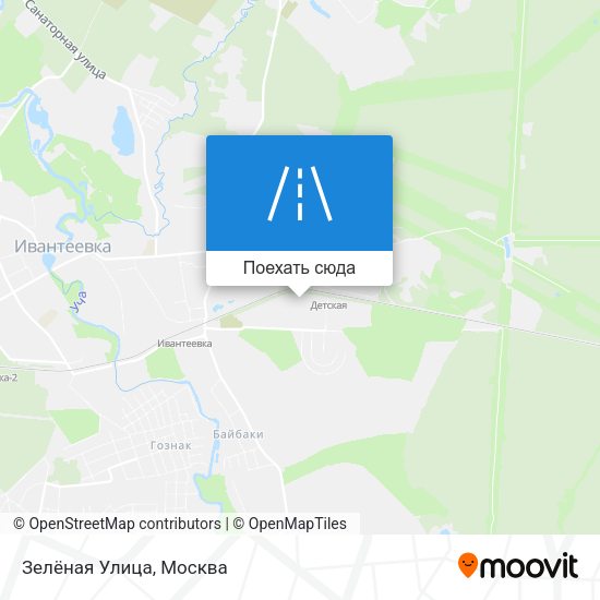 Карта Зелёная Улица