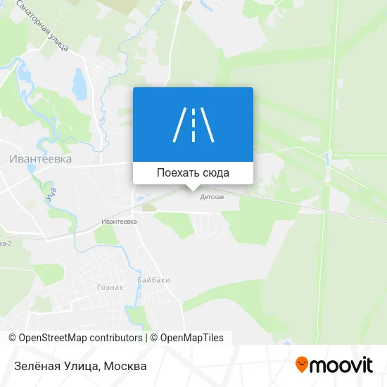 Карта Зелёная Улица