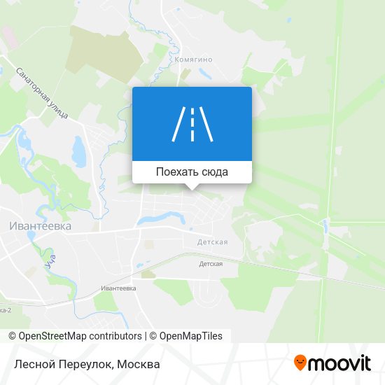 Карта Лесной Переулок