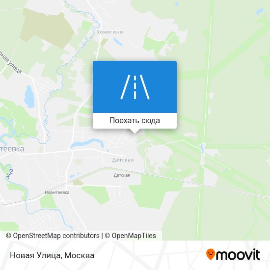 Карта Новая Улица