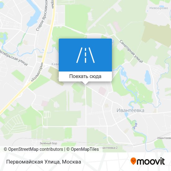 Карта Первомайская Улица