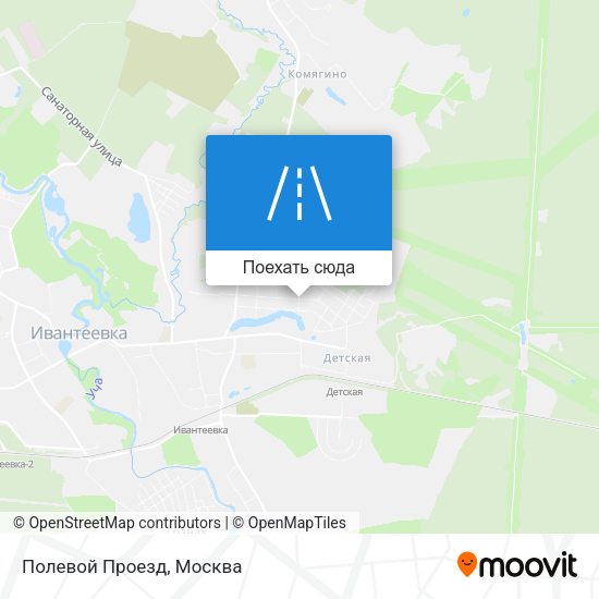 Карта Полевой Проезд