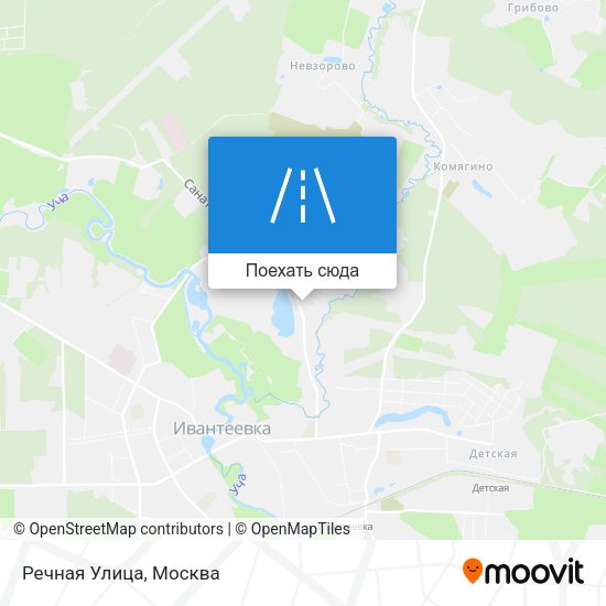 Карта Речная Улица