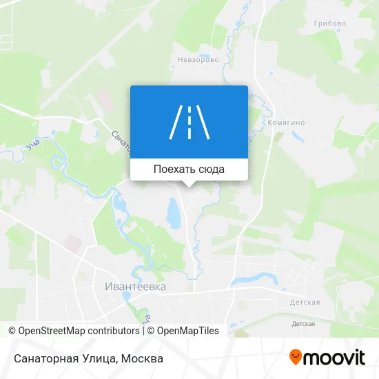 Карта Санаторная Улица