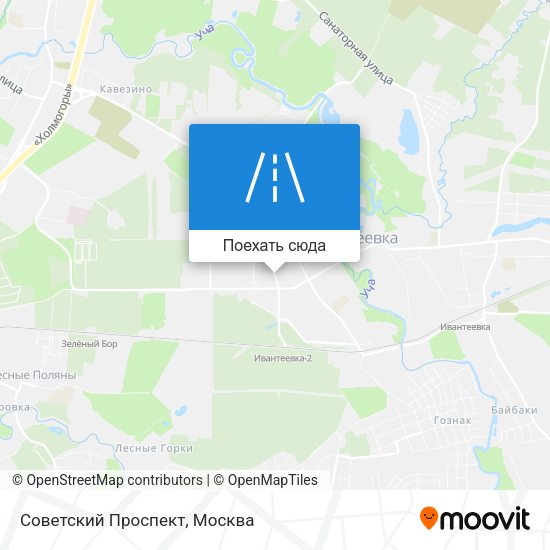 Карта Советский Проспект