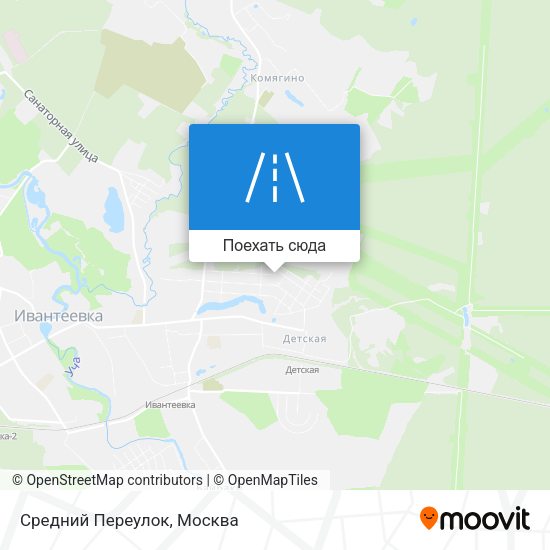 Карта Средний Переулок
