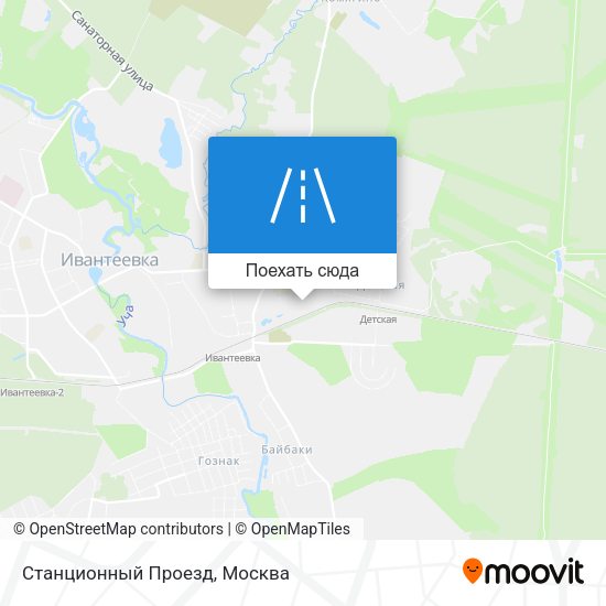 Карта Станционный Проезд