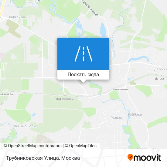 Карта Трубниковская Улица