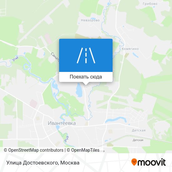 Карта Улица Достоевского