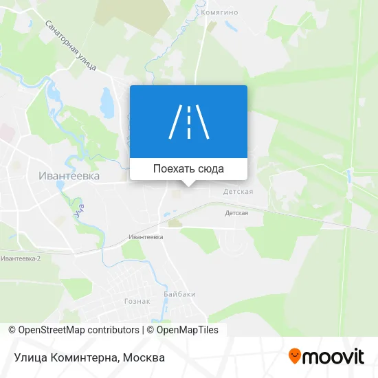 Карта Улица Коминтерна