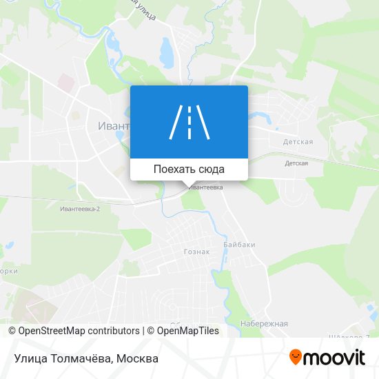 Карта Улица Толмачёва