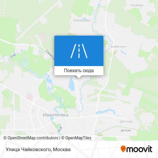 Карта Улица Чайковского