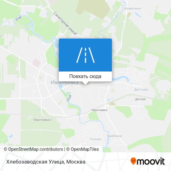 Карта Хлебозаводская Улица