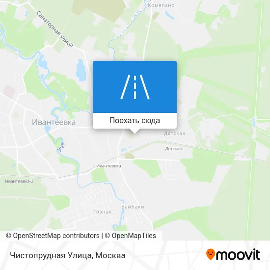 Карта Чистопрудная Улица