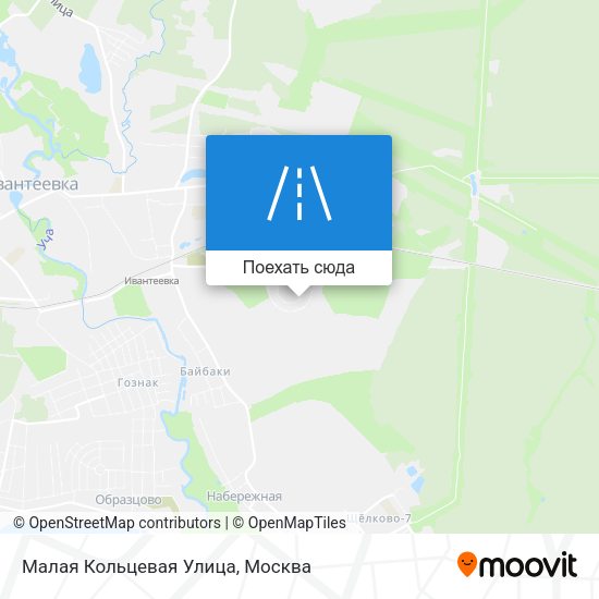 Карта Малая Кольцевая Улица