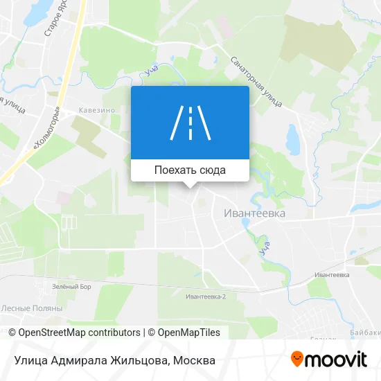 Карта Улица Адмирала Жильцова
