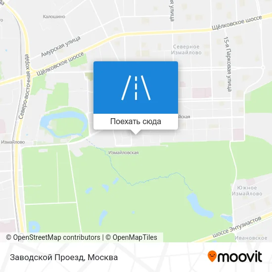 Карта Заводской Проезд