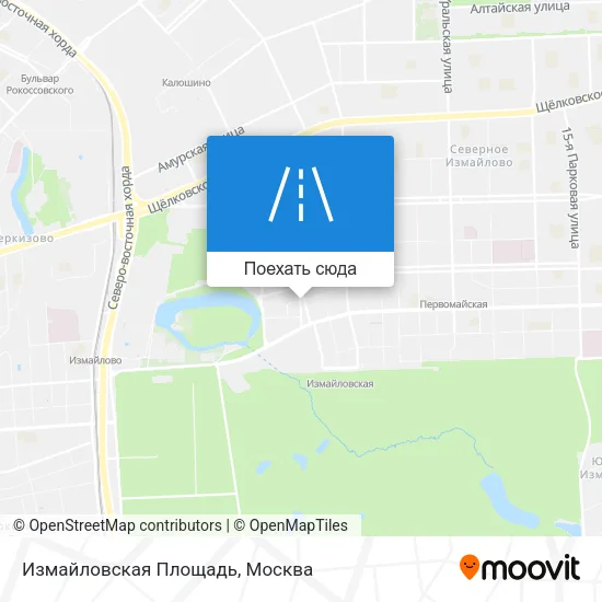 Карта Измайловская Площадь