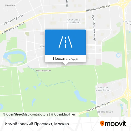 Карта Измайловский Проспект