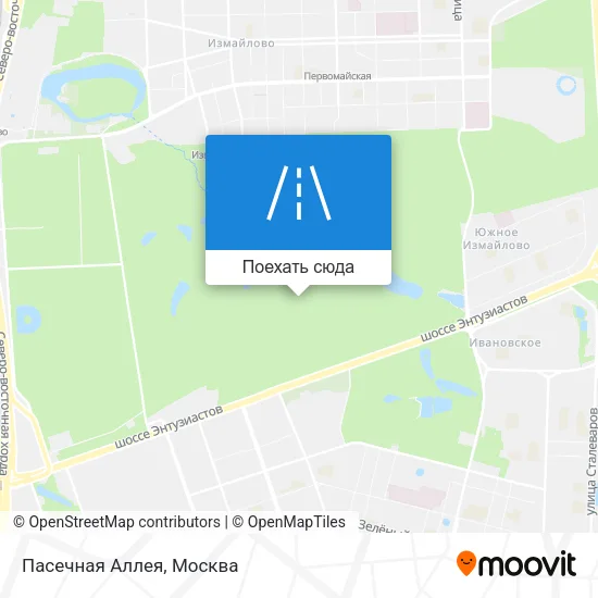 Карта Пасечная Аллея
