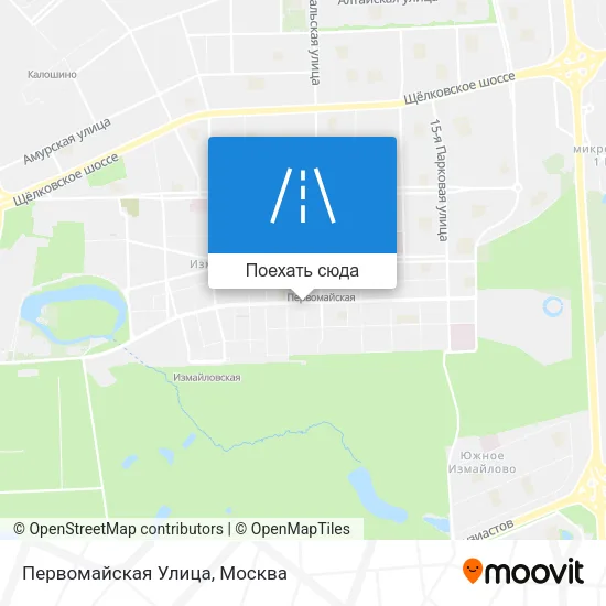 Карта Первомайская Улица