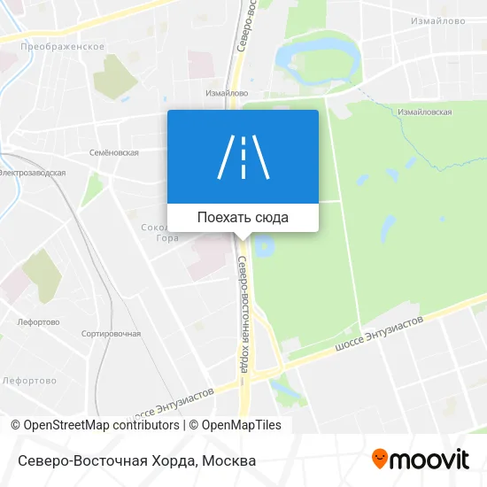 Карта Северо-Восточная Хорда