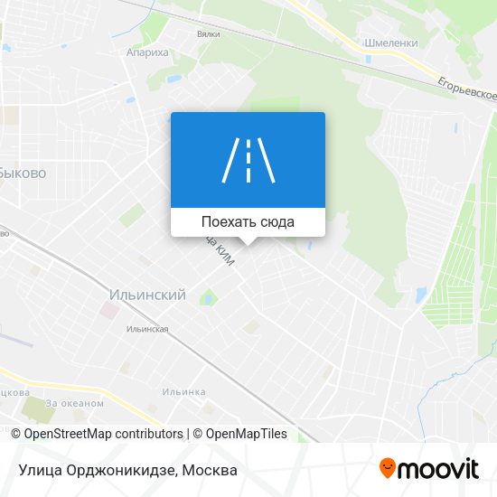 Карта Улица Орджоникидзе