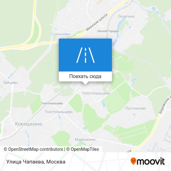Карта Улица Чапаева