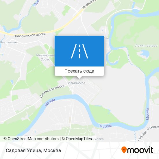 Карта Садовая Улица