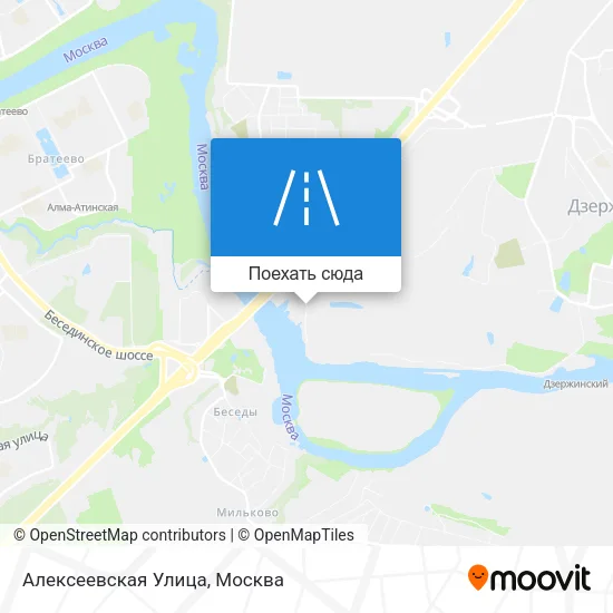 Карта Алексеевская Улица