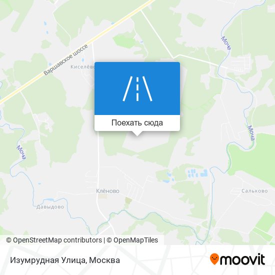 Карта Изумрудная Улица