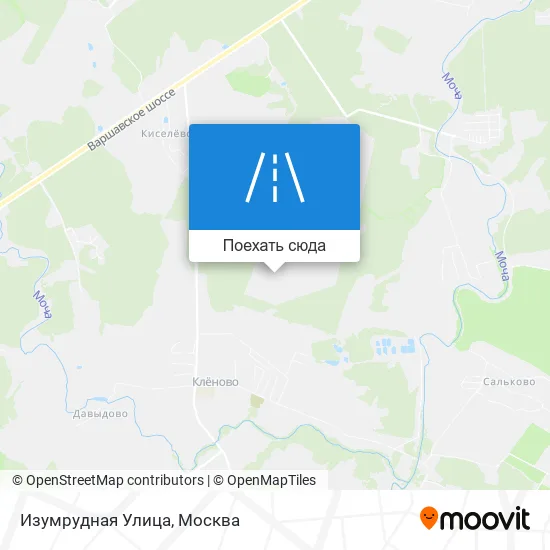 Карта Изумрудная Улица