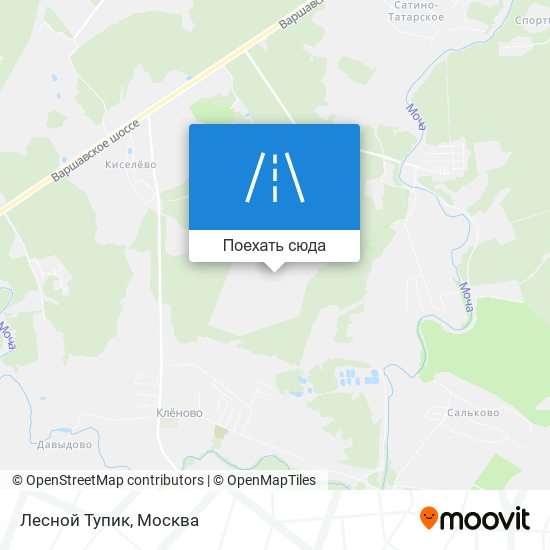 Карта Лесной Тупик