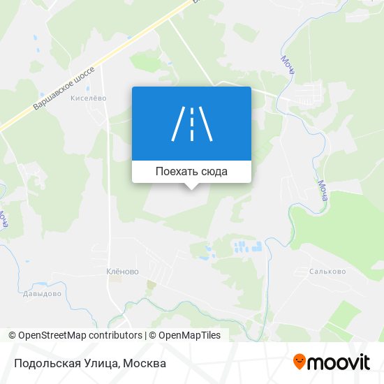Карта Подольская Улица